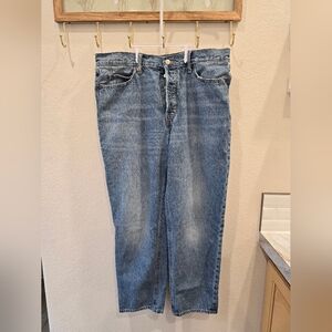 Old Navy Womans Baggy Straight Jeans